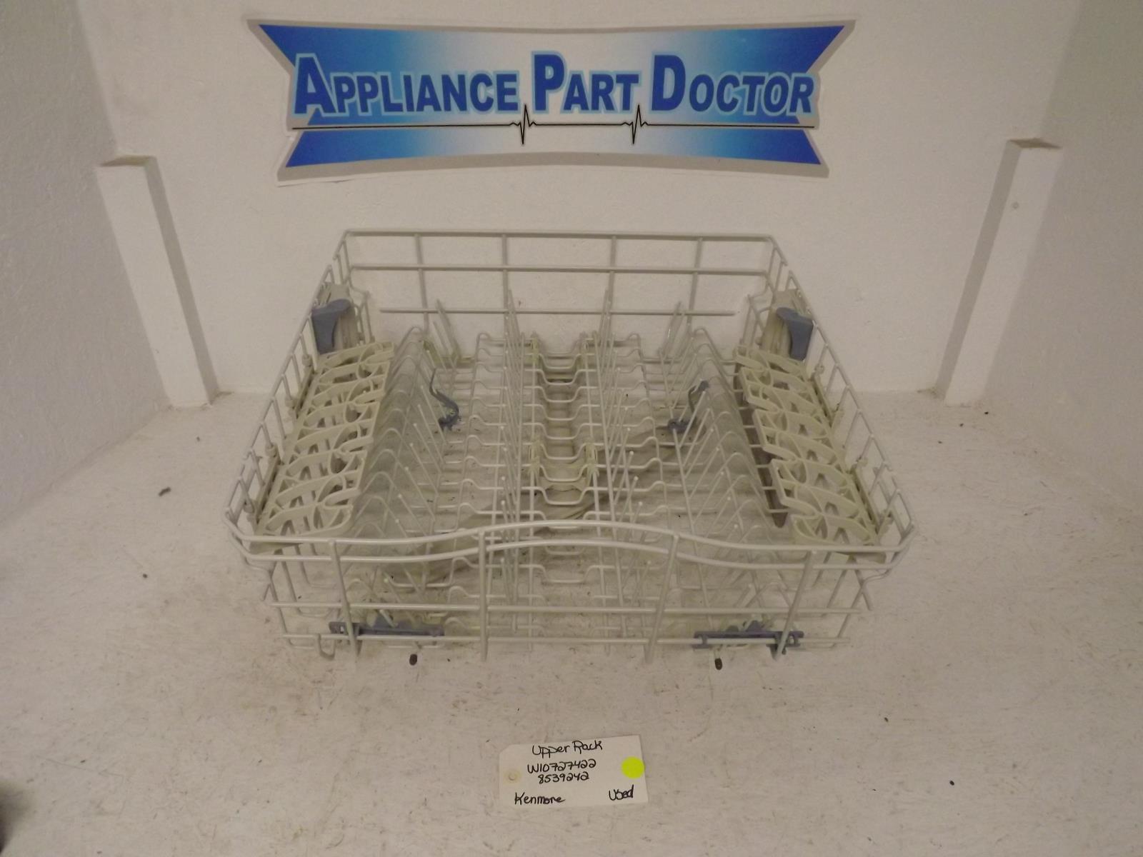 Kenmore Dishwasher W10727422 8539242 Upper Rack Used Kenmore Dishwasher W10727422 8539242 Upper Rack Used